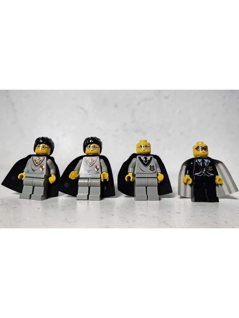 LEGO Harry Potter Minifigures Set of 4 Genuine LEGO - 2 Are Missing Headgear